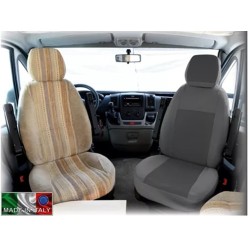 HOUSSE SIÈGE UNIVERSELLE + APPUI TÊTE x2 FORME 1