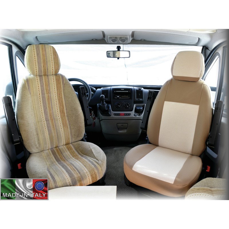 HOUSSE SIÈGE UNIVERSELLE + APPUI TÊTE x2 FORME 1
