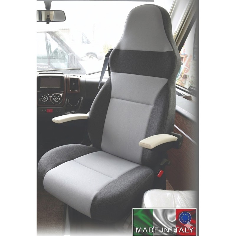 HOUSSE SIÈGE UNIVERSELLE + APPUI TÊTE x2 FORME 4