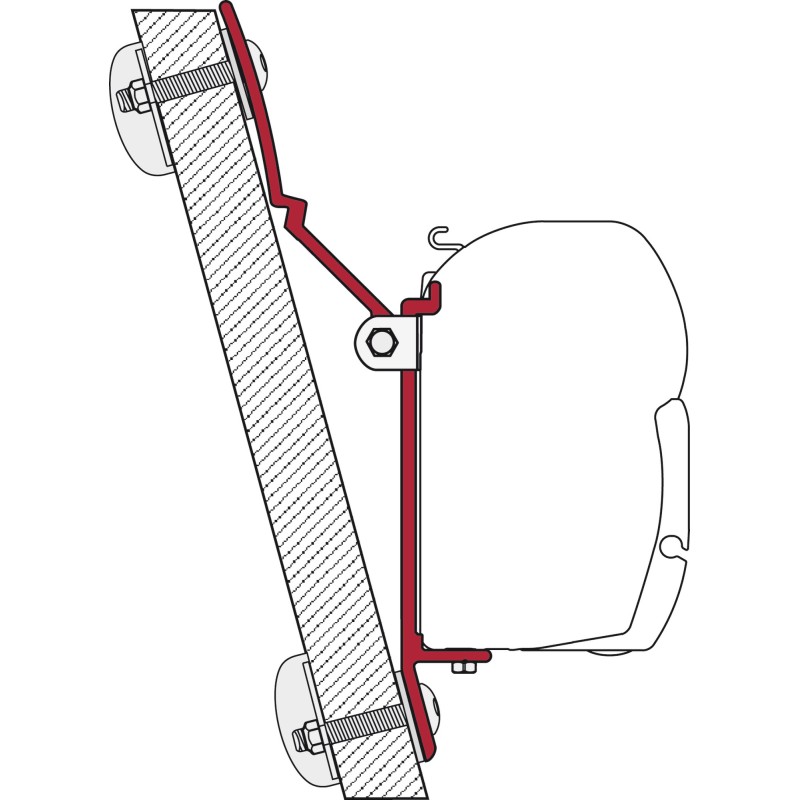 ETRIER MODULAIRE 8 CM U - FIAMMA