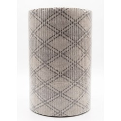 TAPIS DUNA 0,65 X 15 M GRIS AVEC LOSANGE