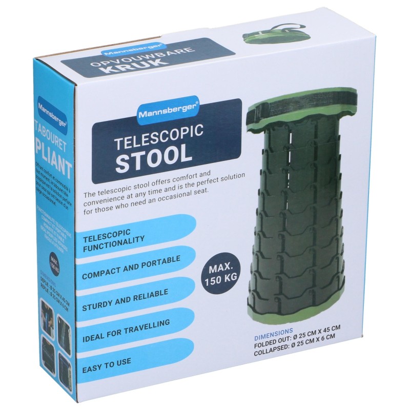 TABOURET TELESCOPIQUE VERT