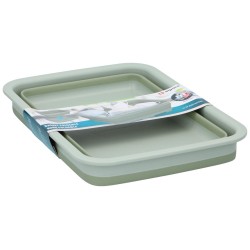 BASSINE RECTRACTABLE RECTANGULAIRE 37 X 27 X 12 PASTEL
