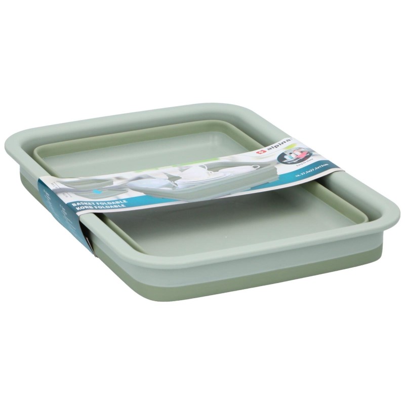 BASSINE RECTRACTABLE RECTANGULAIRE 37 X 27 X 12 PASTEL