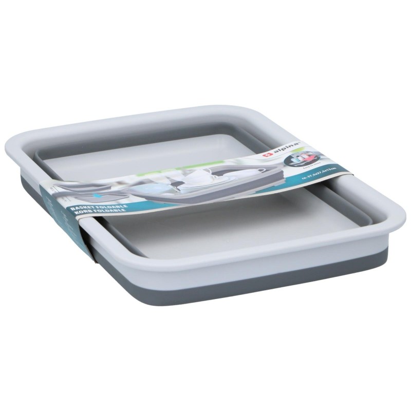 BASSINE RECTRACTABLE RECTANGULAIRE 37 X 27 X 12 PASTEL