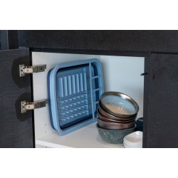 EGOUTTOIR A VAISSELLE RETRACTABLE PASTEL