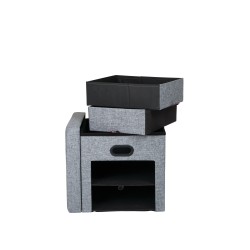 CUBE DE RANGEMENT A TIROIRS VINTAGE 40x40