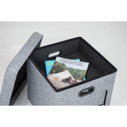 CUBE DE RANGEMENT A TIROIRS VINTAGE 40x40