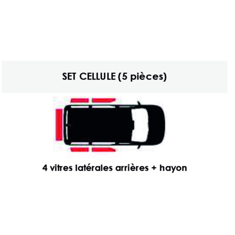 ISOLANT CELLULE 4 VITRES LATÉRALES + HAYON IN-TERMIK TRAFFIC III / FIAT TALENTO