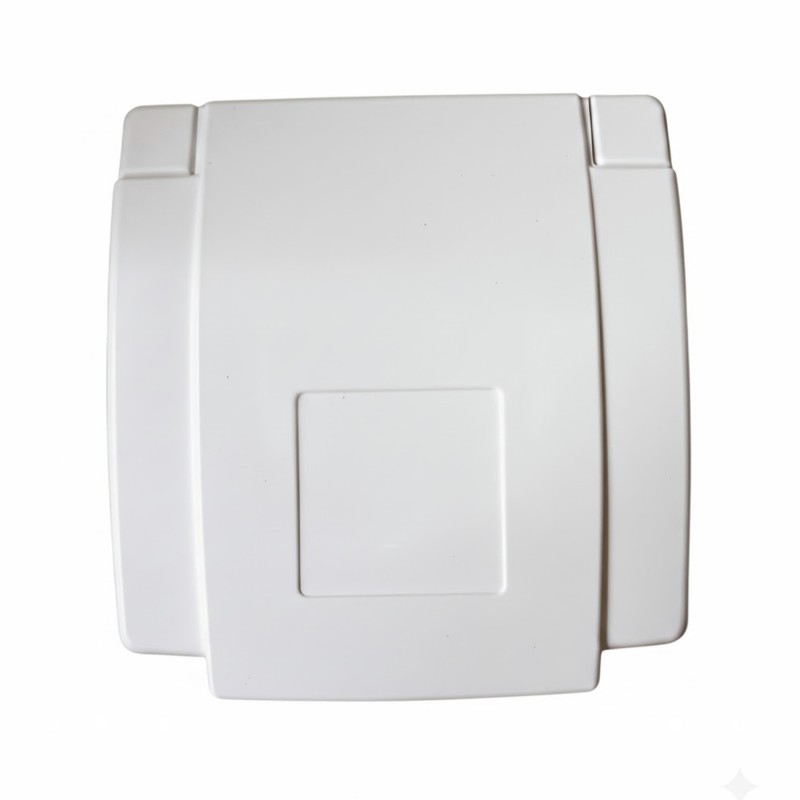 BOITIER SORTIE GAZ BARBECUE - BLANC