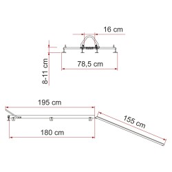 RAMPE DE MONTEE CARRY MOTO PRO - FIAMMA