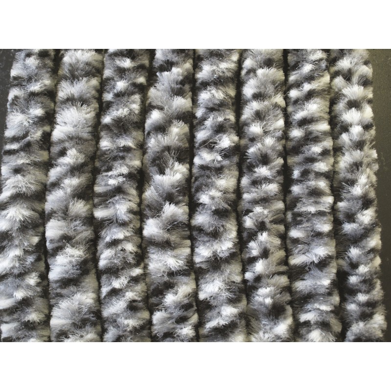RIDEAU CHENILLE ANTHRACITE 60 X 185