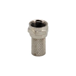 CONNECTEUR F POUR CABLE COAXIAL DE 6 MM