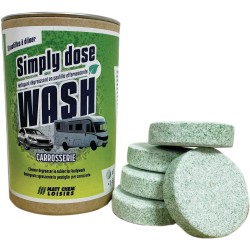 NETTOYANT EFFERVESCENT CARROSSERIE SIMPLY WASH (5 PASTILLES)