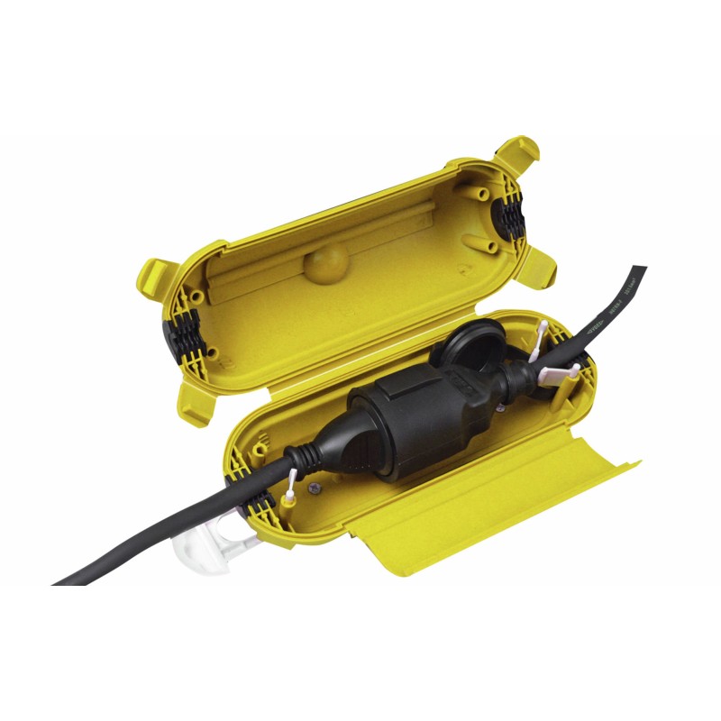 BOITIER DE PROTECTION POUR PRISE ELECTRO SAFE JAUNE - BRUNNER