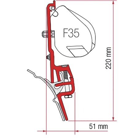 KIT F35 PRO BRANDRUP VW T4...
