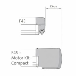 KIT MOTEUR 12V F45L BOITIER BLANC - FIAMMA