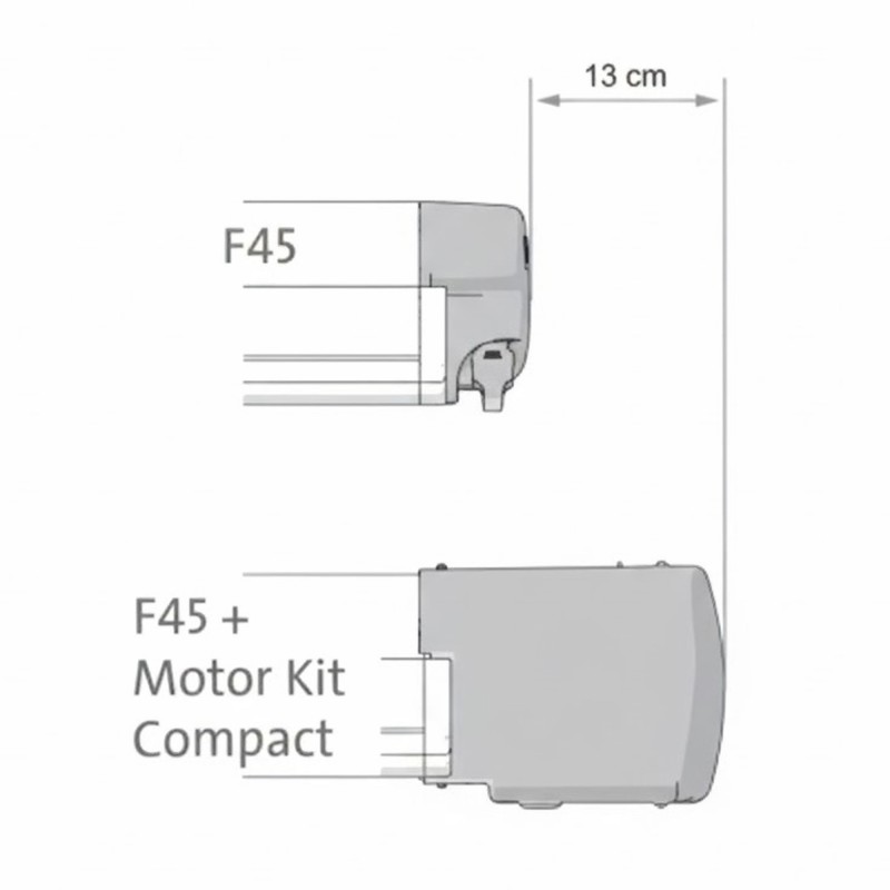 KIT MOTEUR 12V F45L BOITIER BLANC - FIAMMA
