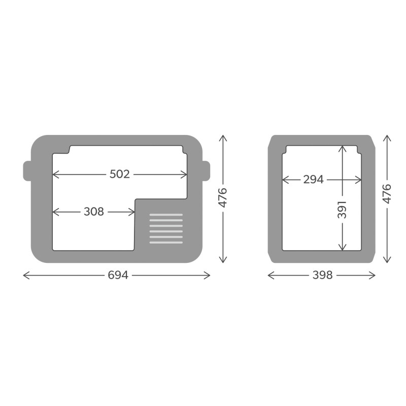 REFRIGERATEUR CONGELATEUR A COMPRESSION PORTABLE DOMETIC CFX3