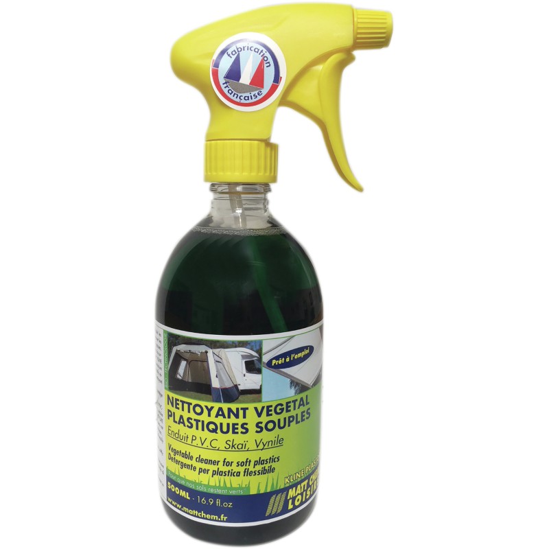 NETTOYANT VEGETAL POUR PLASTIQUE SOUPLE SPRAY 500 ML - MATT CHEM