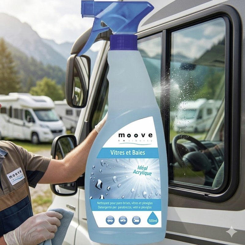 NETTOYANT VITRE & ACRYLIQUE 0,5 L - MOOVE