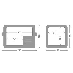 REFRIGERATEUR CONGELATEUR A COMPRESSION PORTABLE DOMETIC CFX3