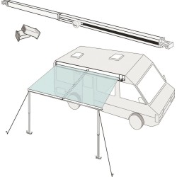 TENDEUR DE TOILE RAFTER F45 / F80 / F65 FIAMMA
