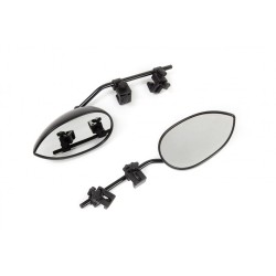RETROVISEURS AERO CONVEXE PAR 2 BRAS 41 CM