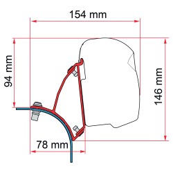 KIT VW T5 / T6 LIFT ROOF F43 - FIAMMA