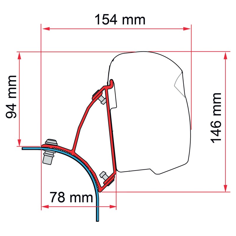 KIT VW T5 / T6 LIFT ROOF F43 - FIAMMA