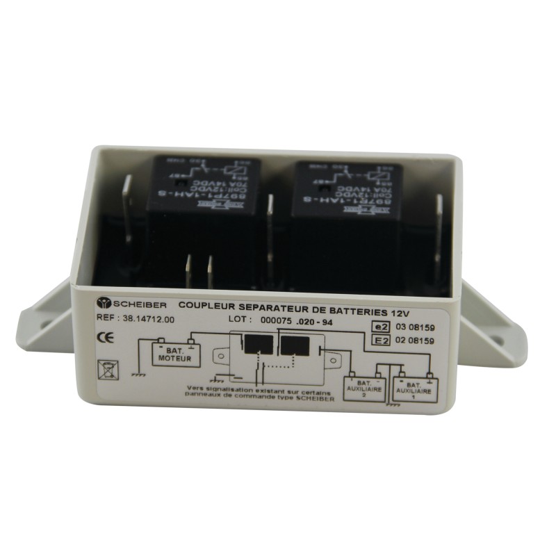 COUPLEUR SÉPARATEUR 110A POUR 3 BATTERIES