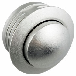 QUINCAILLERIE MINI BOUTON + ROSACE NICKELÉ MAT