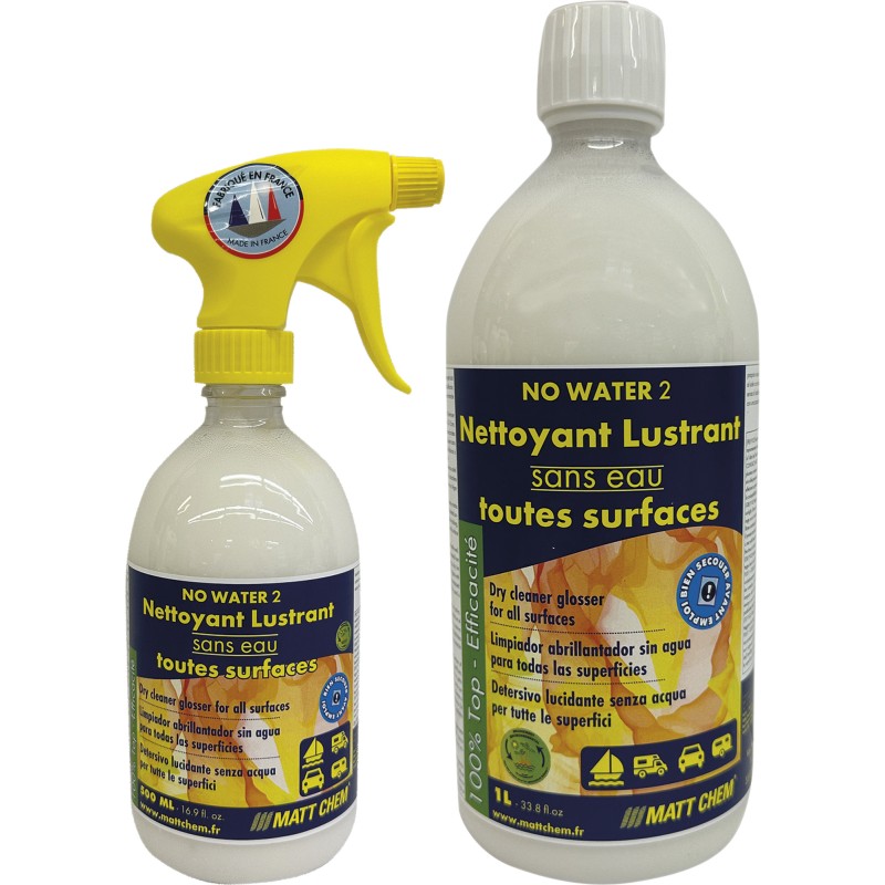 KIT NO WATER 2 - NETTOYANT LUSTRANT SANS EAU - MATT CHEM