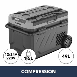 GLACIERE CONGELATEUR A COMPRESSION POLARYS FREEZE 2 ZONES BRUNNER
