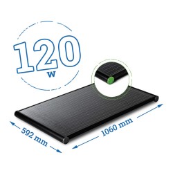 PANNEAU SOLAIRE MONOCRISTALLIN 120 W 1060 X 592 X 55 MM BLACK BOOST