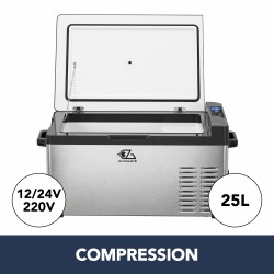 GLACIÈRE À COMPRESSION EZA COQUE METAL