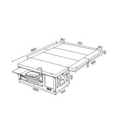MALLE DE CAMPING EGOE NESTBOX HIKER