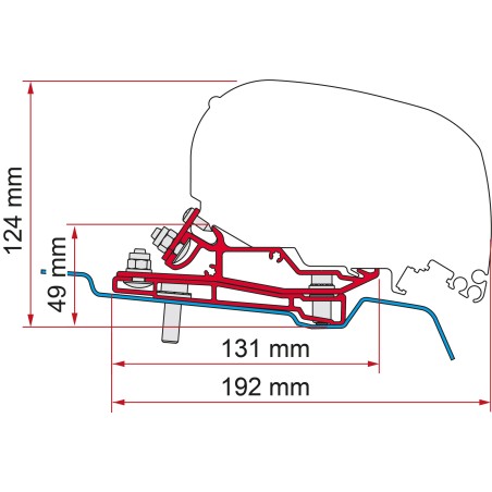 KIT ADAPTATEUR FORD TRANSIT...