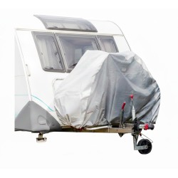 BIKE COVER CARAVAN 2 VELOS NOIR ET GRIS - FIAMMA