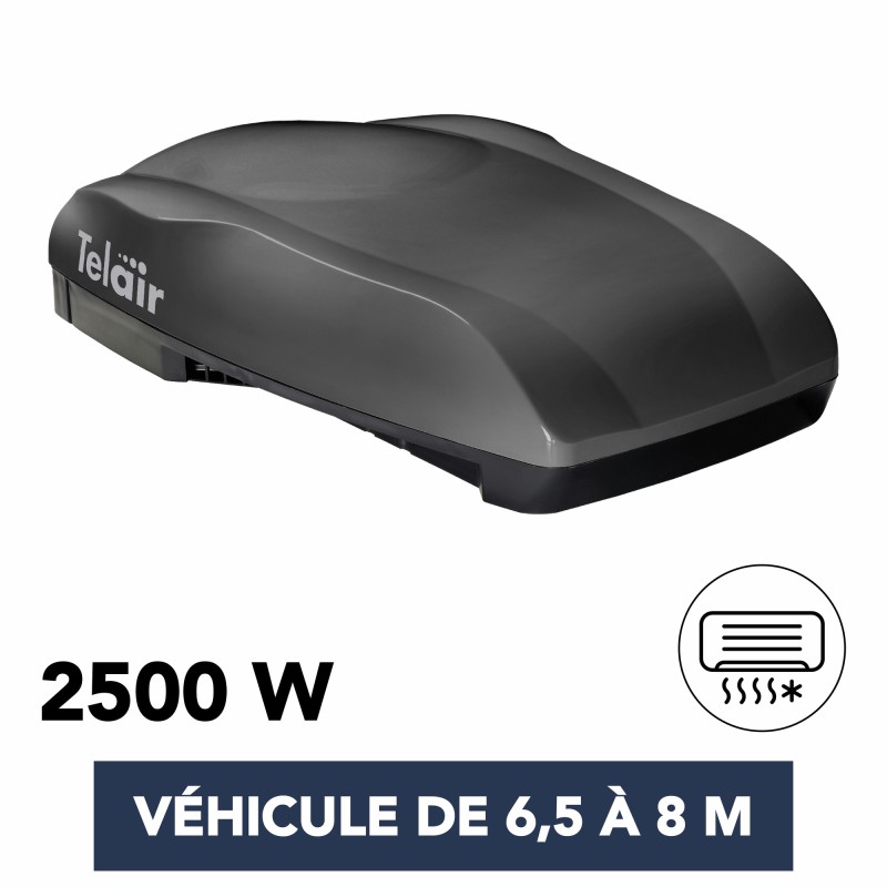 CLIMATISEUR DUALCLIMA 8400 H NOIR AVEC TELECOMMANDE ET POMPE A CHALEUR