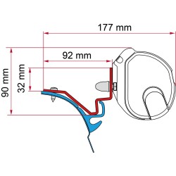 KIT ADAPTATEUR VW T6 KEPLER F35 PRO NOIR