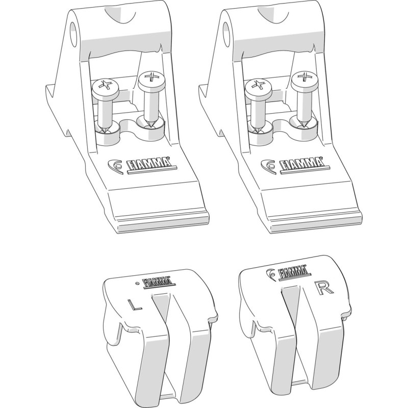 Kit de fixation Side F45s - 2 pièces