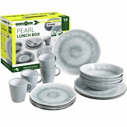 PACK VAISSELLE PEARL MELAMINE ANTIGLISSE BRUNNER