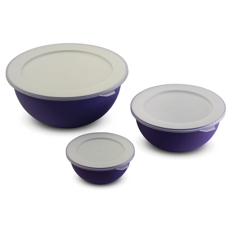 SET 3 SALADIERS SANALIVING AVEC COUVERCLES