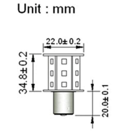 AMPOULE LED MOOVE BA15S