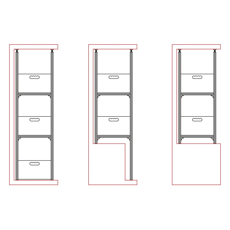 RANGEMENT SOUTE FIAMMA GARAGE SYSTEM STANDARD