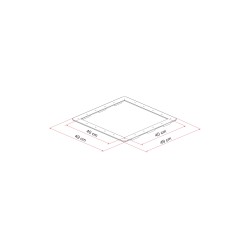 KIT FRAME 40 DUCATO POUR FIAMMA VENT 40x40