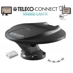 ANTENNE OMNIDIRECTIONNELLE WING-LAN11 DAB+ DVBT/T2 + ANTENNE 2G-3G-4G-5G INTEGREE