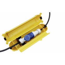 BOITIER DE PROTECTION POUR PRISE CEE ELECTRO SAFE JAUNE - BRUNNER