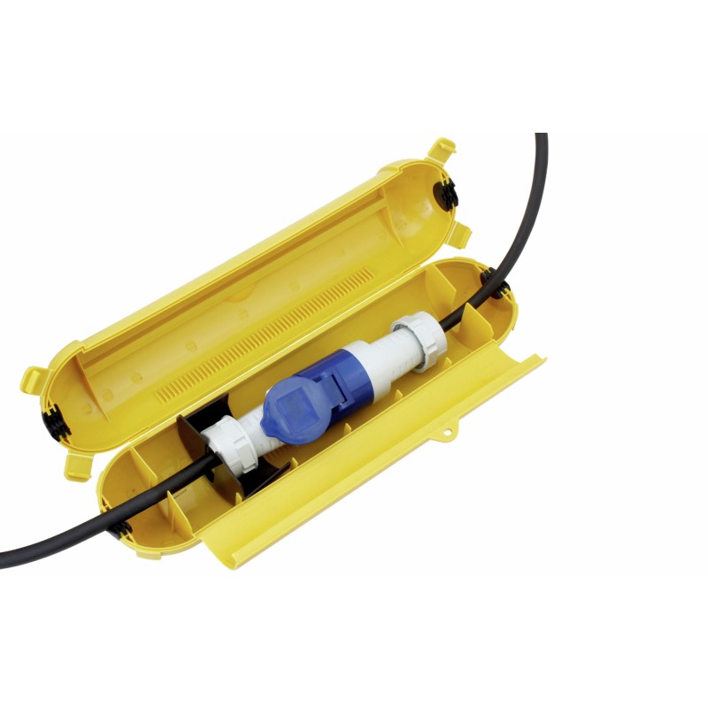 BOITIER DE PROTECTION POUR PRISE CEE ELECTRO SAFE JAUNE - BRUNNER